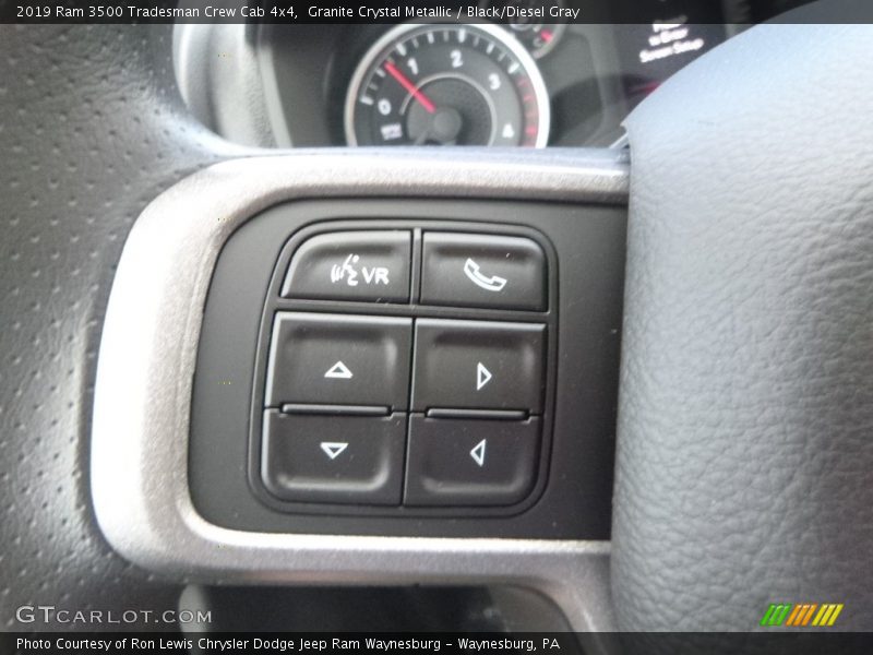 Granite Crystal Metallic / Black/Diesel Gray 2019 Ram 3500 Tradesman Crew Cab 4x4