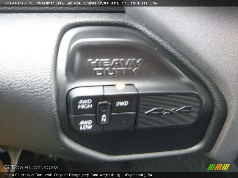 Granite Crystal Metallic / Black/Diesel Gray 2019 Ram 3500 Tradesman Crew Cab 4x4