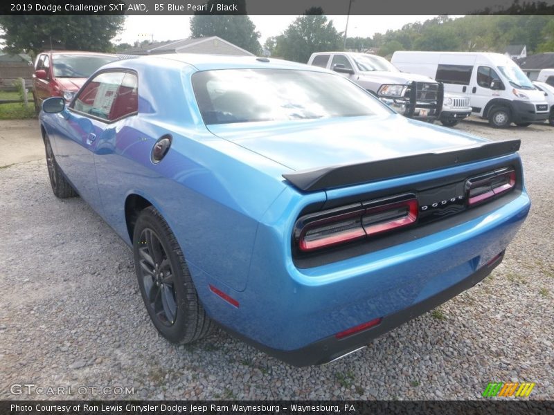 B5 Blue Pearl / Black 2019 Dodge Challenger SXT AWD