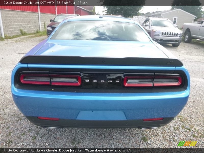 B5 Blue Pearl / Black 2019 Dodge Challenger SXT AWD