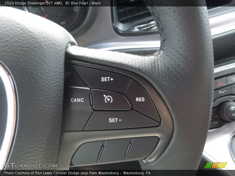 B5 Blue Pearl / Black 2019 Dodge Challenger SXT AWD