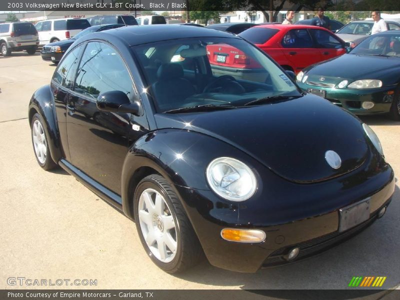 Black / Black 2003 Volkswagen New Beetle GLX 1.8T Coupe