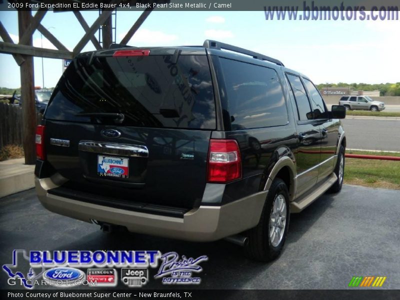 Black Pearl Slate Metallic / Camel 2009 Ford Expedition EL Eddie Bauer 4x4