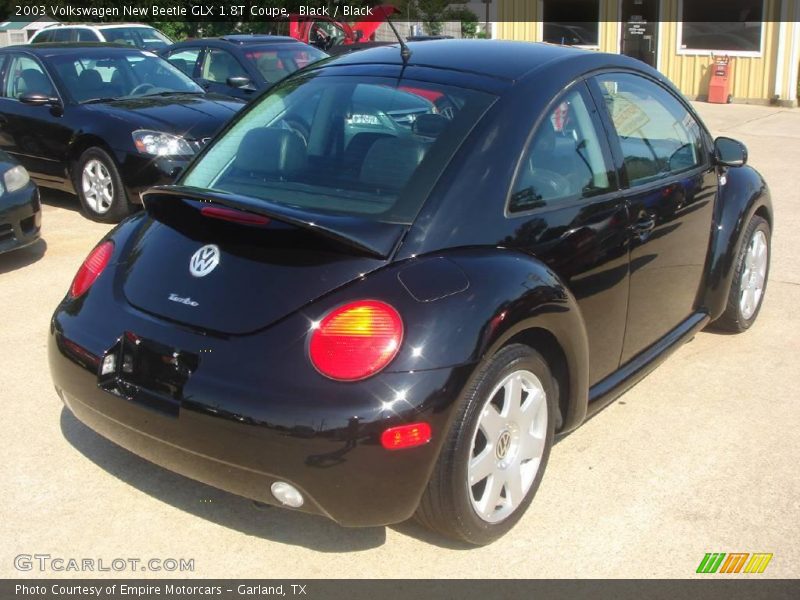 Black / Black 2003 Volkswagen New Beetle GLX 1.8T Coupe