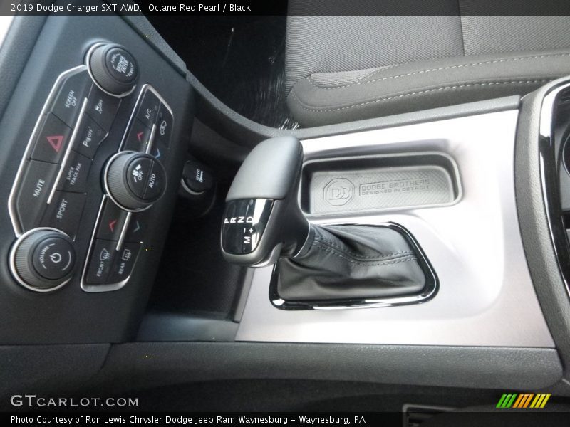Octane Red Pearl / Black 2019 Dodge Charger SXT AWD