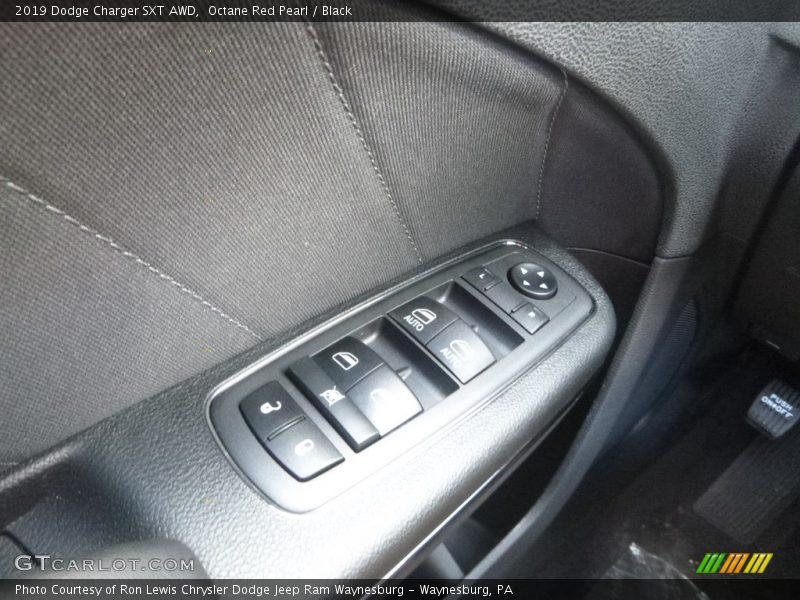 Octane Red Pearl / Black 2019 Dodge Charger SXT AWD