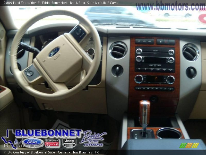 Black Pearl Slate Metallic / Camel 2009 Ford Expedition EL Eddie Bauer 4x4