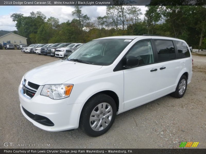 White Knuckle / Black/Light Graystone 2019 Dodge Grand Caravan SE