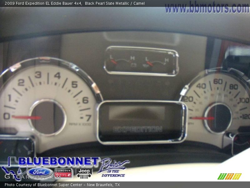 Black Pearl Slate Metallic / Camel 2009 Ford Expedition EL Eddie Bauer 4x4