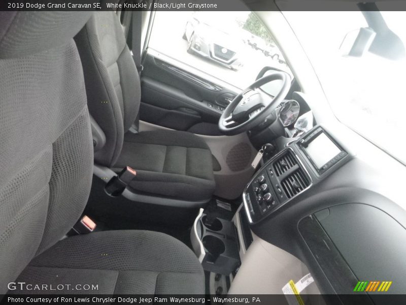 White Knuckle / Black/Light Graystone 2019 Dodge Grand Caravan SE