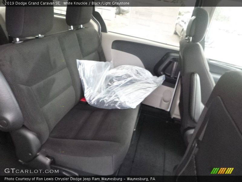 White Knuckle / Black/Light Graystone 2019 Dodge Grand Caravan SE