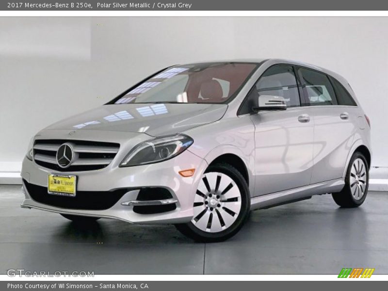 Polar Silver Metallic / Crystal Grey 2017 Mercedes-Benz B 250e