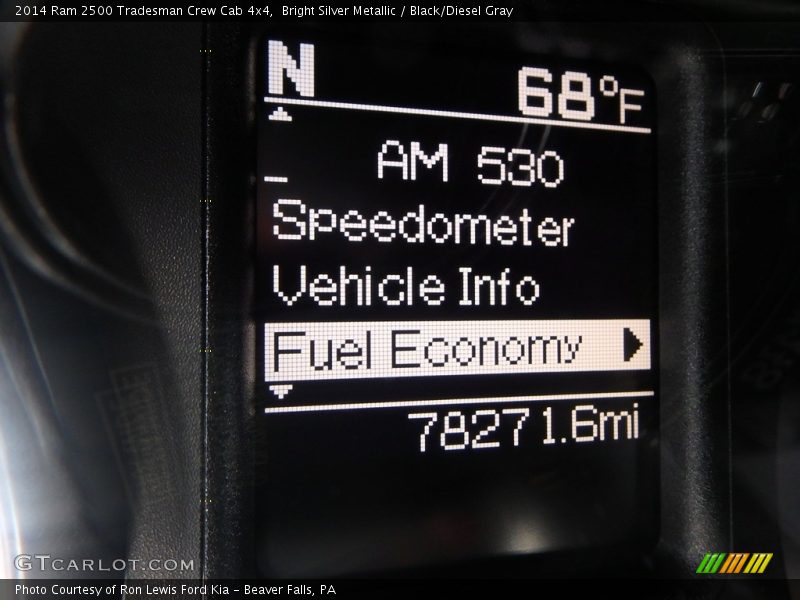 Bright Silver Metallic / Black/Diesel Gray 2014 Ram 2500 Tradesman Crew Cab 4x4
