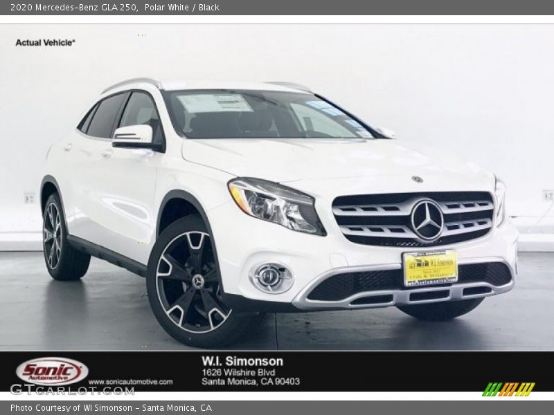 Polar White / Black 2020 Mercedes-Benz GLA 250