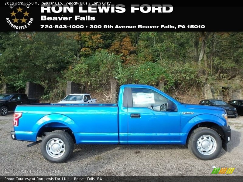 Velocity Blue / Earth Gray 2019 Ford F150 XL Regular Cab