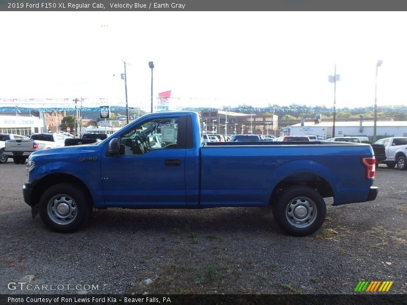 Velocity Blue / Earth Gray 2019 Ford F150 XL Regular Cab
