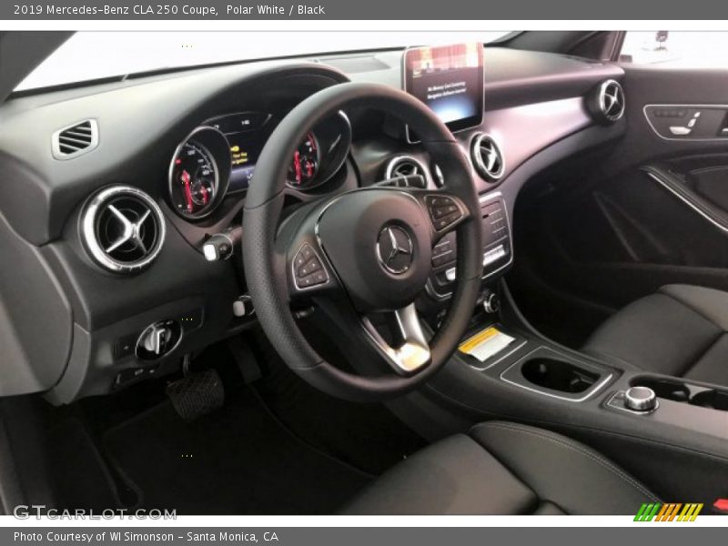 Polar White / Black 2019 Mercedes-Benz CLA 250 Coupe