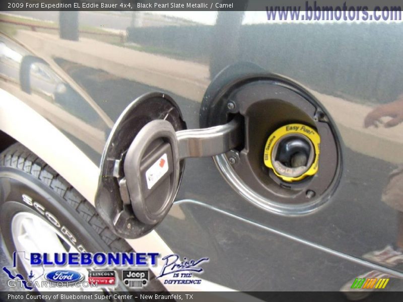 Black Pearl Slate Metallic / Camel 2009 Ford Expedition EL Eddie Bauer 4x4