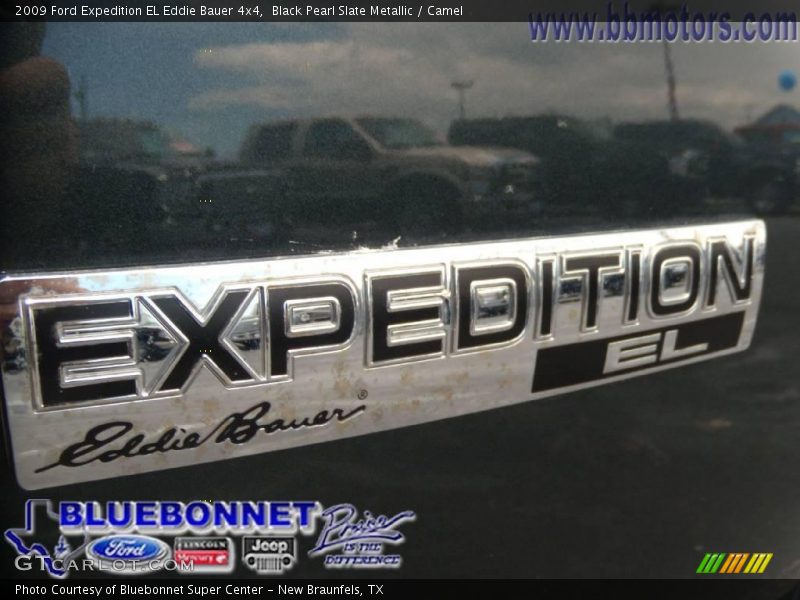 Black Pearl Slate Metallic / Camel 2009 Ford Expedition EL Eddie Bauer 4x4