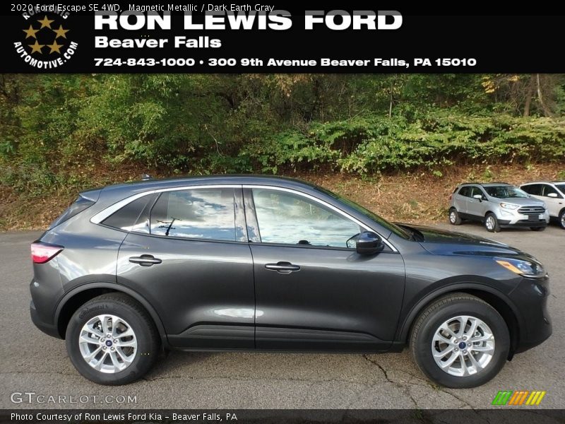 Magnetic Metallic / Dark Earth Gray 2020 Ford Escape SE 4WD