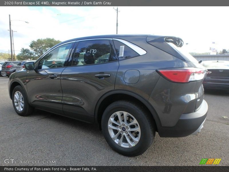 Magnetic Metallic / Dark Earth Gray 2020 Ford Escape SE 4WD