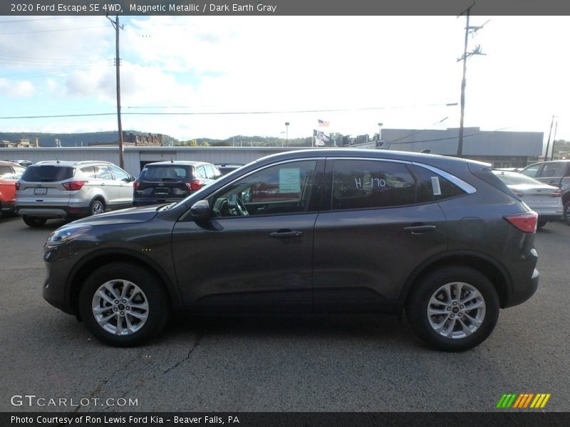 Magnetic Metallic / Dark Earth Gray 2020 Ford Escape SE 4WD