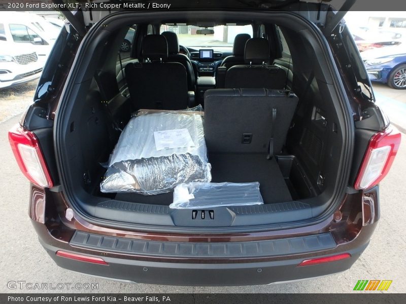 Rich Copper Metallic / Ebony 2020 Ford Explorer XLT