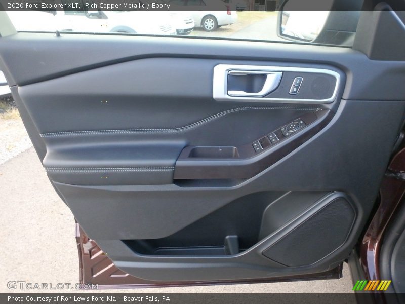 Rich Copper Metallic / Ebony 2020 Ford Explorer XLT