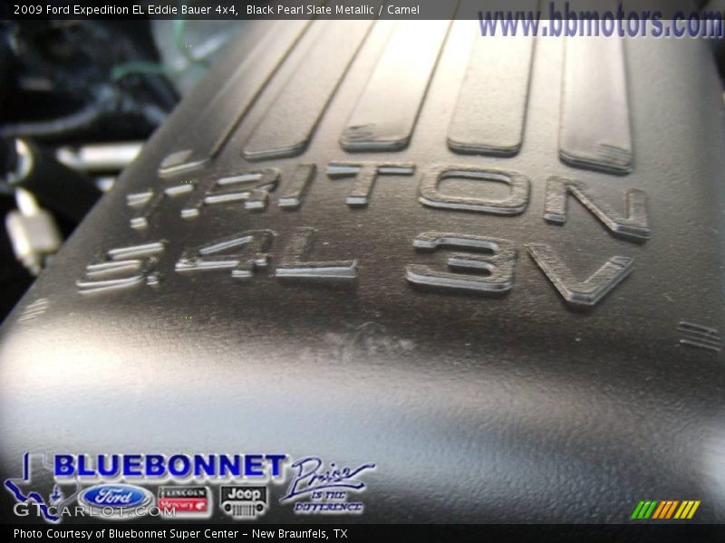 Black Pearl Slate Metallic / Camel 2009 Ford Expedition EL Eddie Bauer 4x4