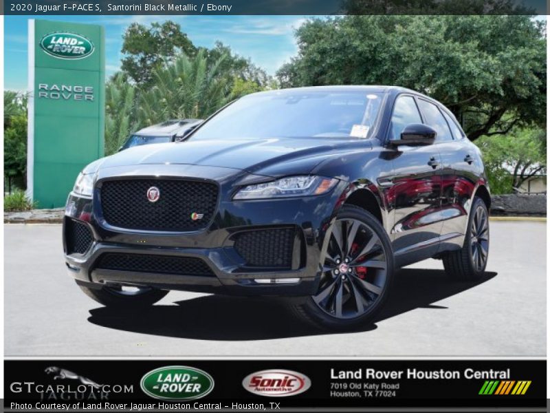 Santorini Black Metallic / Ebony 2020 Jaguar F-PACE S