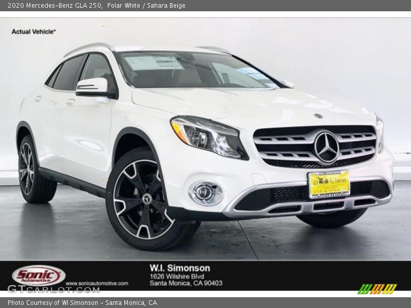 Polar White / Sahara Beige 2020 Mercedes-Benz GLA 250
