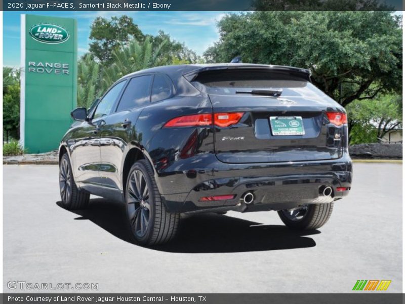 Santorini Black Metallic / Ebony 2020 Jaguar F-PACE S