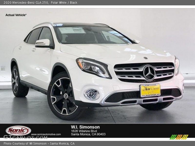 Polar White / Black 2020 Mercedes-Benz GLA 250