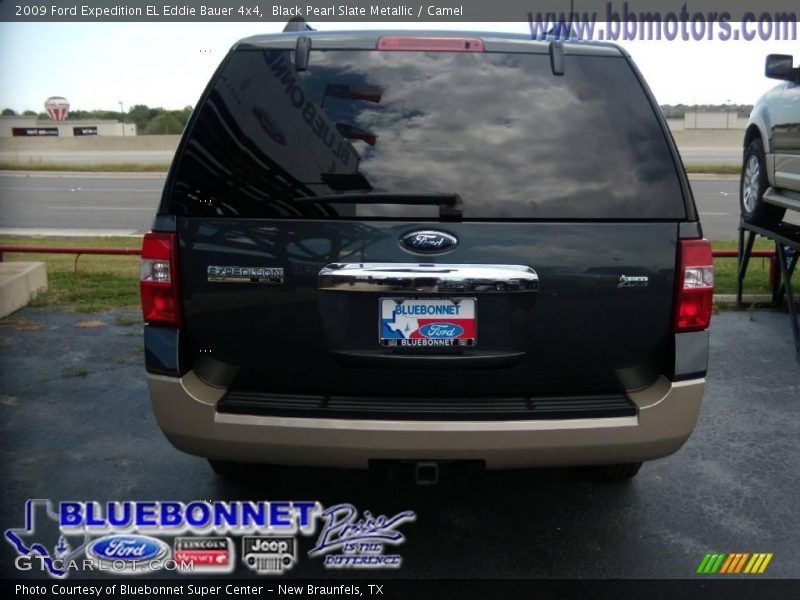 Black Pearl Slate Metallic / Camel 2009 Ford Expedition EL Eddie Bauer 4x4