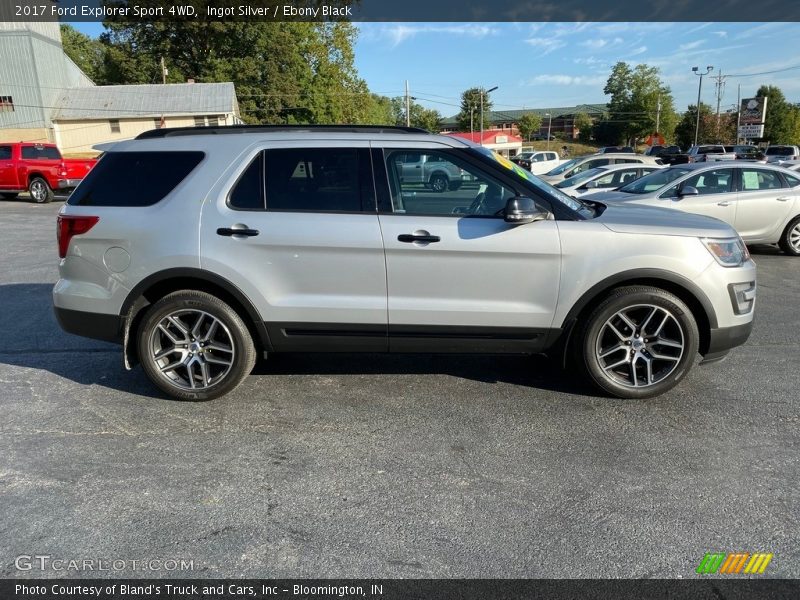 Ingot Silver / Ebony Black 2017 Ford Explorer Sport 4WD