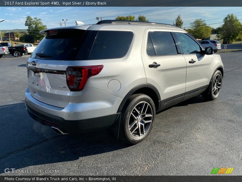 Ingot Silver / Ebony Black 2017 Ford Explorer Sport 4WD