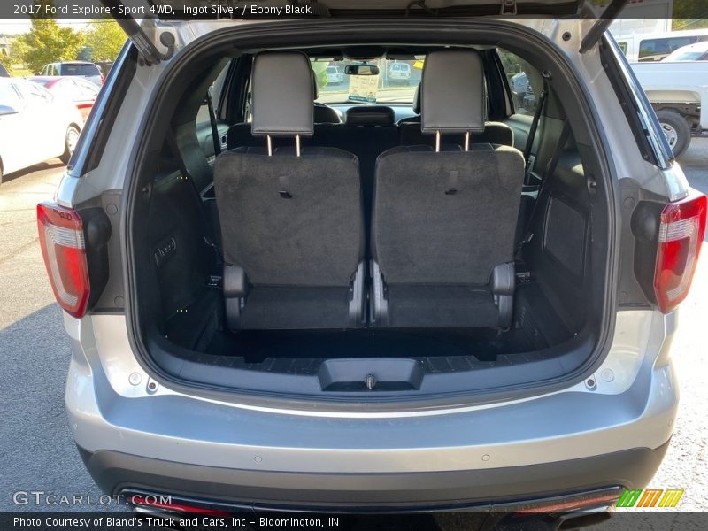 Ingot Silver / Ebony Black 2017 Ford Explorer Sport 4WD