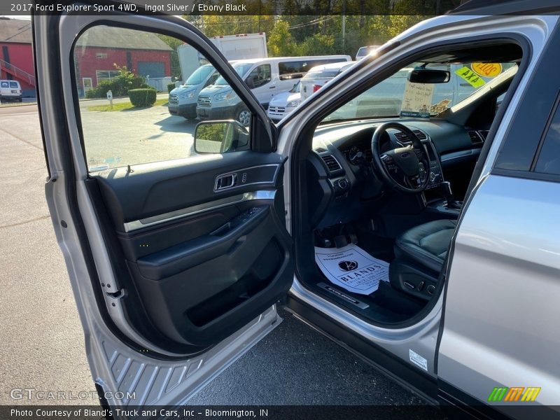 Ingot Silver / Ebony Black 2017 Ford Explorer Sport 4WD