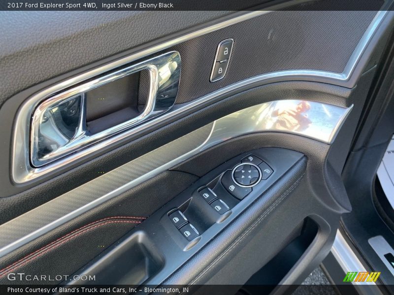 Ingot Silver / Ebony Black 2017 Ford Explorer Sport 4WD