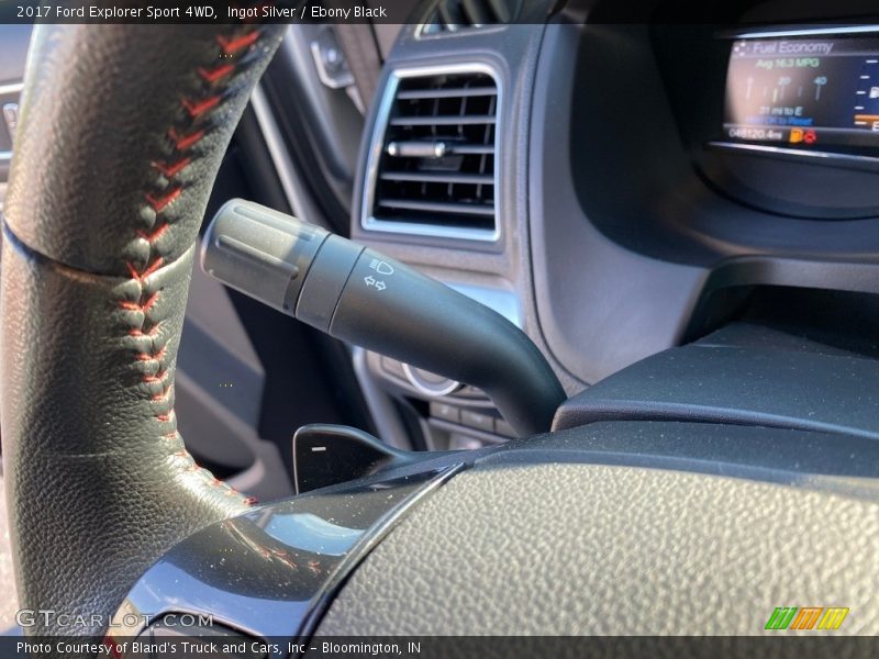 Ingot Silver / Ebony Black 2017 Ford Explorer Sport 4WD