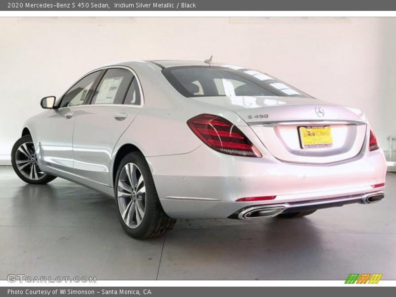 Iridium Silver Metallic / Black 2020 Mercedes-Benz S 450 Sedan