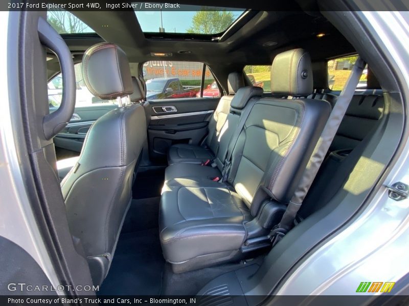 Ingot Silver / Ebony Black 2017 Ford Explorer Sport 4WD