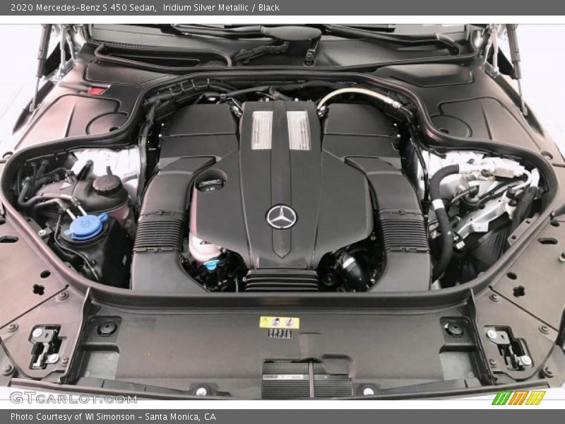 Iridium Silver Metallic / Black 2020 Mercedes-Benz S 450 Sedan