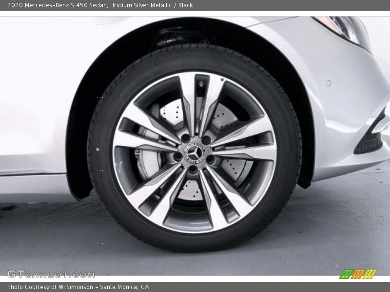 Iridium Silver Metallic / Black 2020 Mercedes-Benz S 450 Sedan