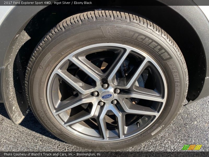 Ingot Silver / Ebony Black 2017 Ford Explorer Sport 4WD