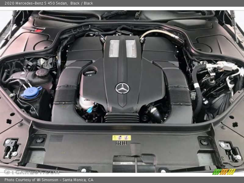 Black / Black 2020 Mercedes-Benz S 450 Sedan