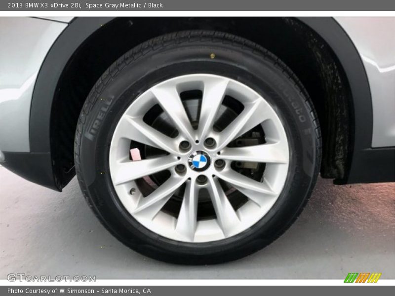 Space Gray Metallic / Black 2013 BMW X3 xDrive 28i