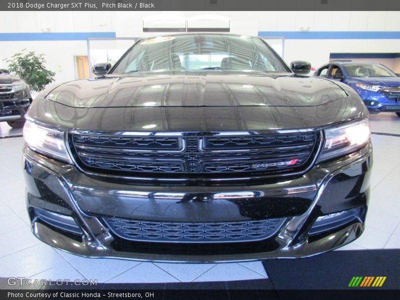 Pitch Black / Black 2018 Dodge Charger SXT Plus