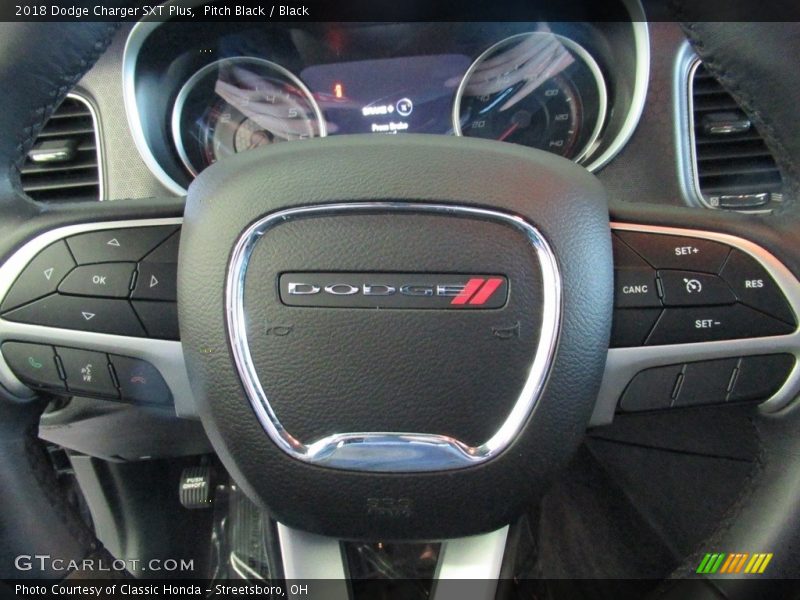 Pitch Black / Black 2018 Dodge Charger SXT Plus