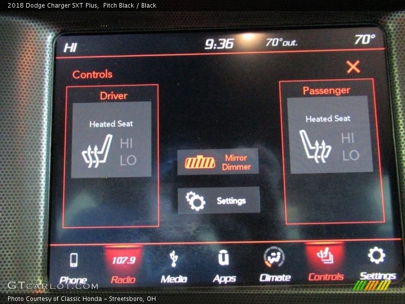 Pitch Black / Black 2018 Dodge Charger SXT Plus